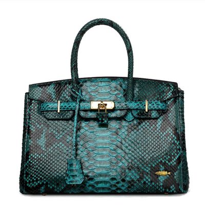 Luxury Genuine Snakeskin Handbag for Women
