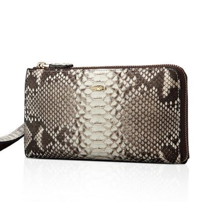 Snakeskin Clutch Purse, Snakeskin Wristlet Bag