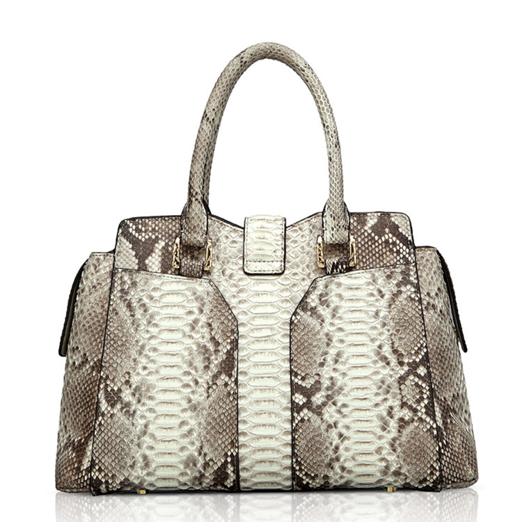 Genuine Python skin Handbag, Ladies Python skin Handbag-Back